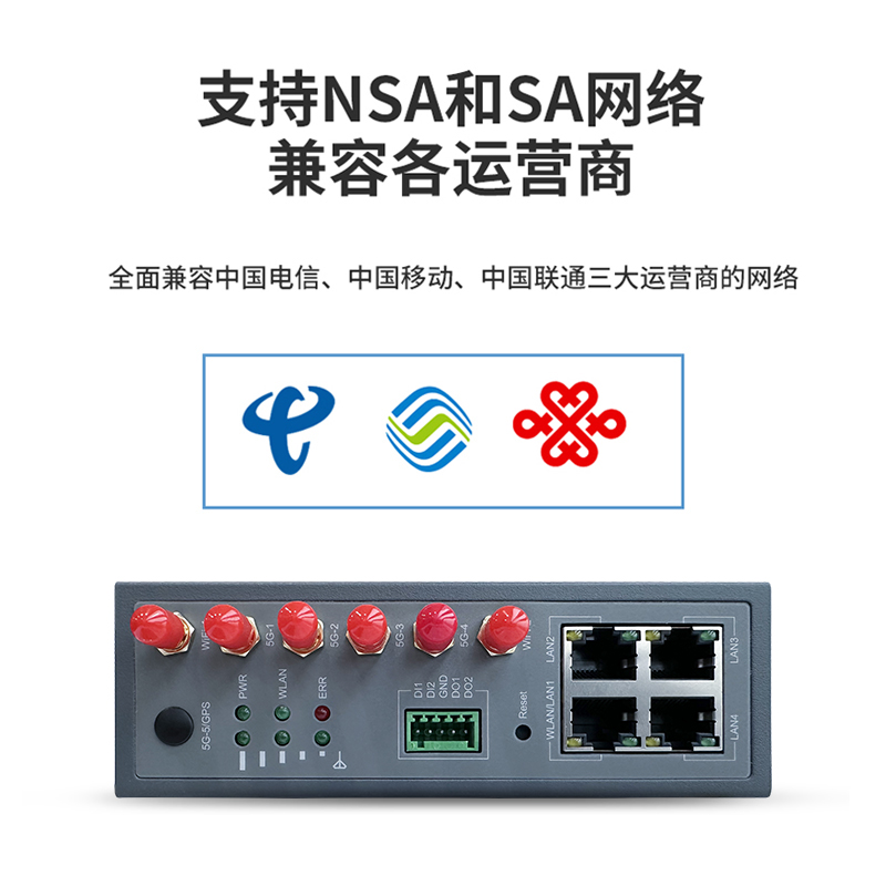 工业级5GNR SA/NSA路由器G51