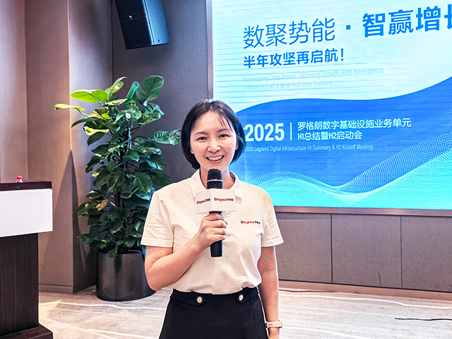 罗格朗中国区商务副总裁贺坚女士